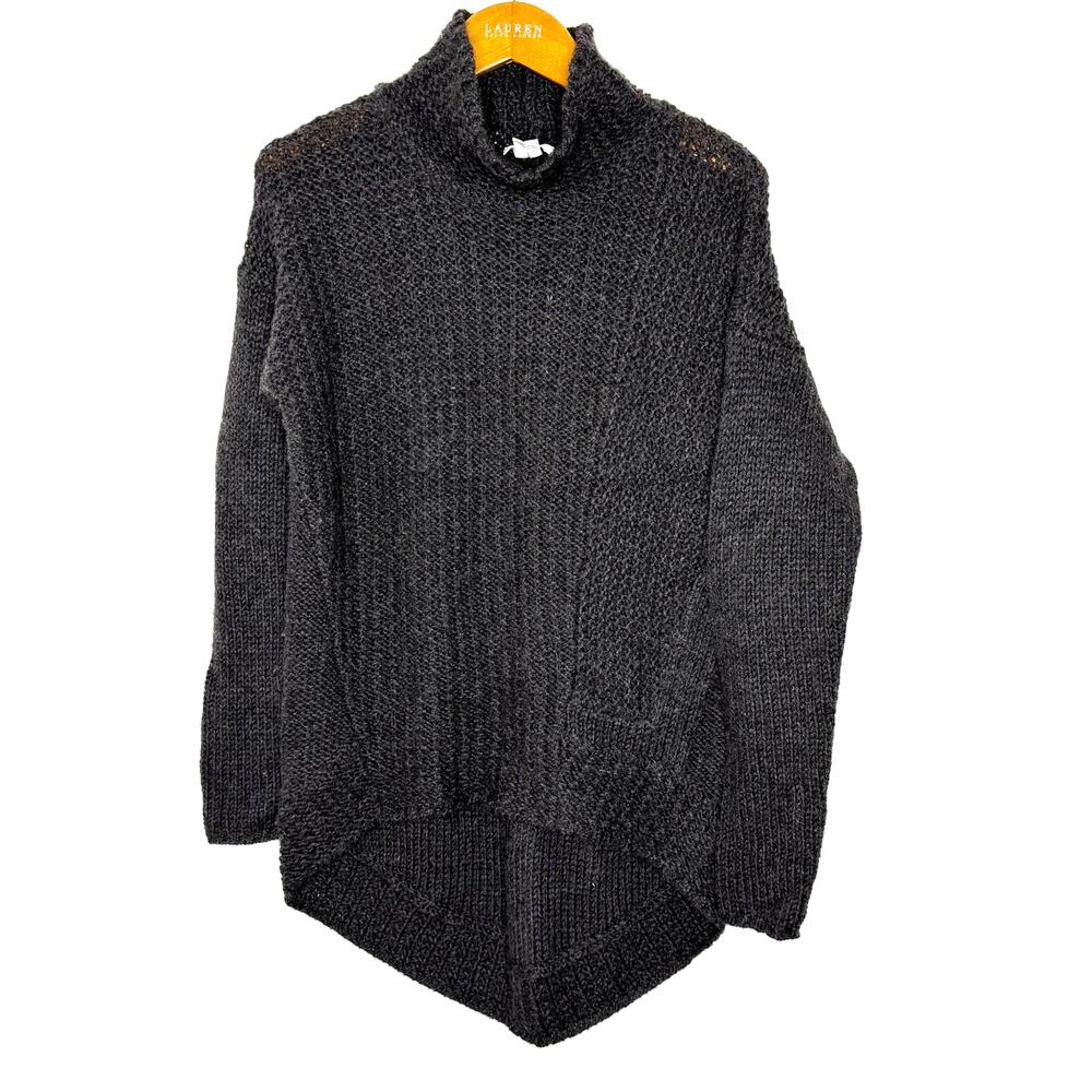 Helmut Lang alpaca/wool oversized mock neck sweater Womens‎ Small